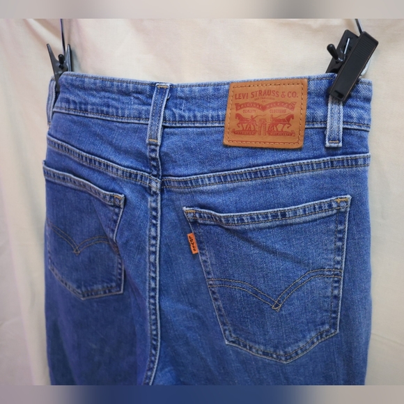 Levi's 721 Vintage High Rise Women's Skinny Jeans Size 28 Orange Tab - Picture 6 of 11
